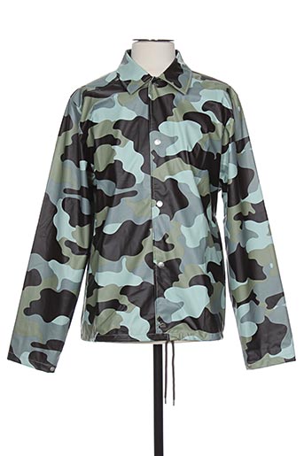 rains manteaux homme de couleur vert