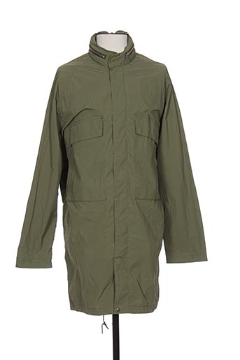 la panoplie manteaux homme de couleur vert