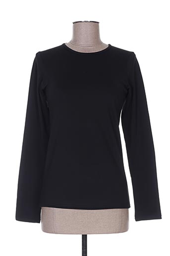 chic lady t-shirts femme de couleur noir