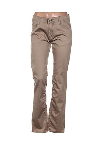 bb.s jeans pantalons femme de couleur beige