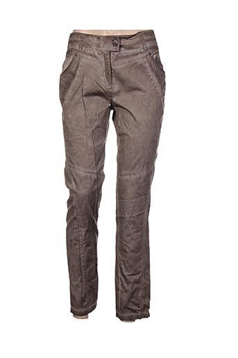 deca pantalons femme de couleur marron