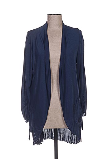 meri EFFI_CHAR_1 esca gilets femme de couleur bleu