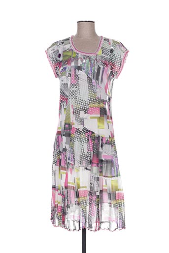 guy dubouis robes femme de couleur gris