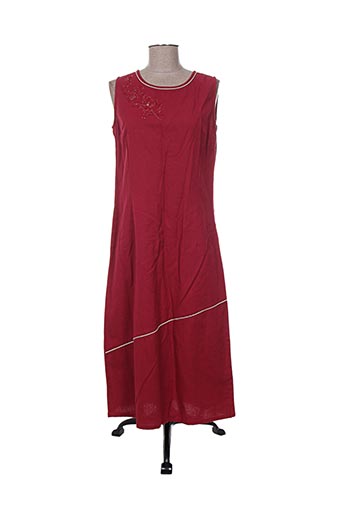 jac jac robes femme de couleur rouge