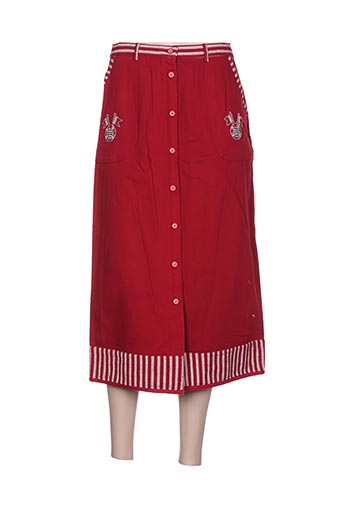 les marins de jac jac jupes femme de couleur rouge