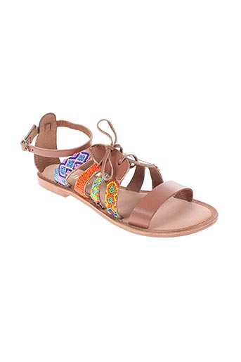 lollipops chaussures femme de couleur marron