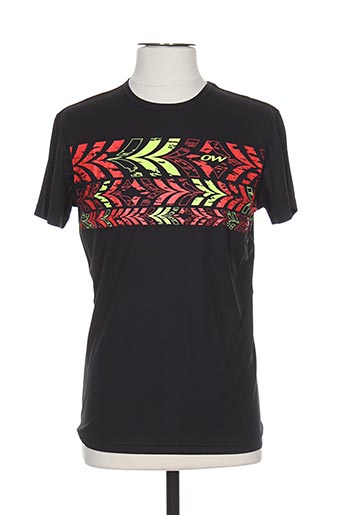 one way t-shirts homme de couleur noir