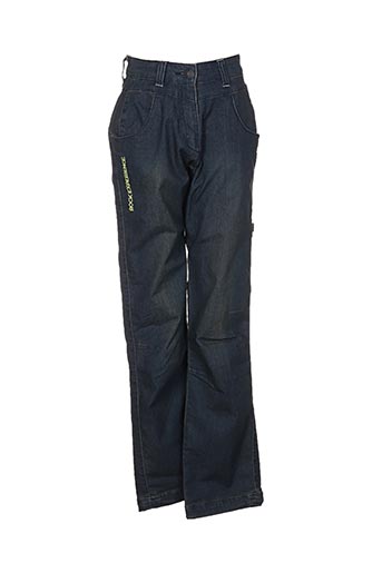 rock experience jeans femme de couleur bleu