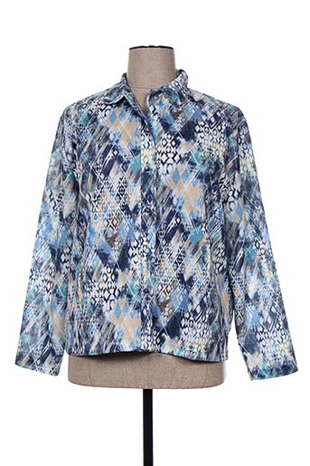 griffon chemises femme de couleur bleu