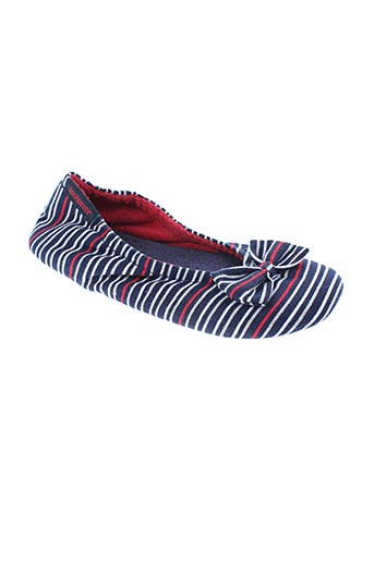 isotoner chaussures fille de couleur bleu