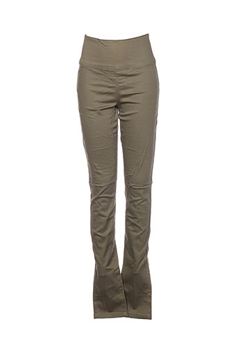 pieces pantalons femme de couleur vert