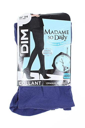dim lingerie femme de couleur bleu