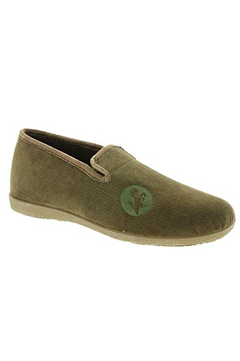 la maison de l'espadrille chaussures homme de couleur vert