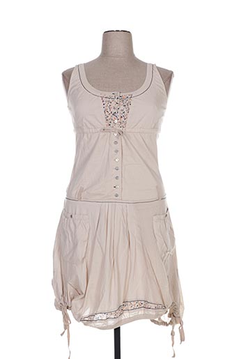 ddp robes femme de couleur beige
