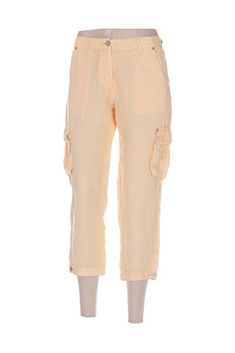 sandwich pantacourts femme de couleur orange