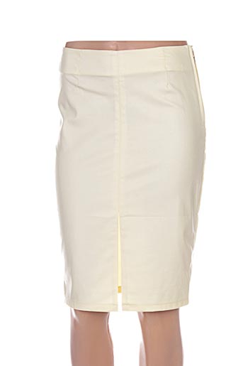 luizacco jupes femme de couleur jaune