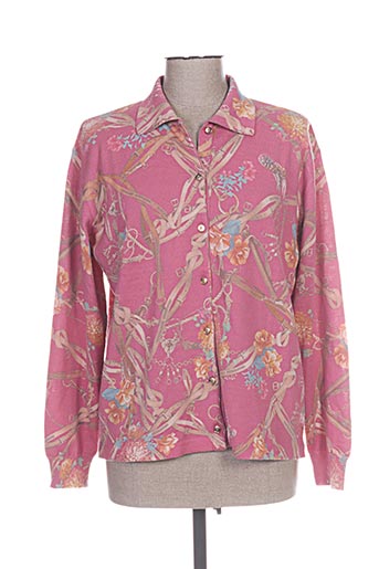 griffon gilets femme de couleur rose