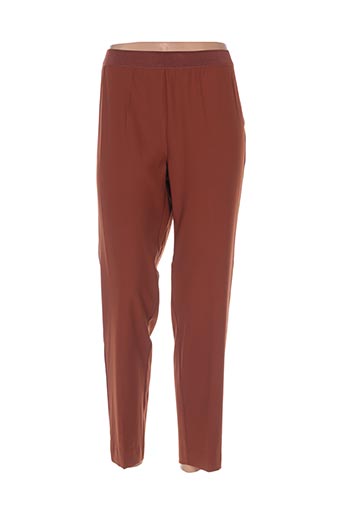 nice things pantalons femme de couleur marron