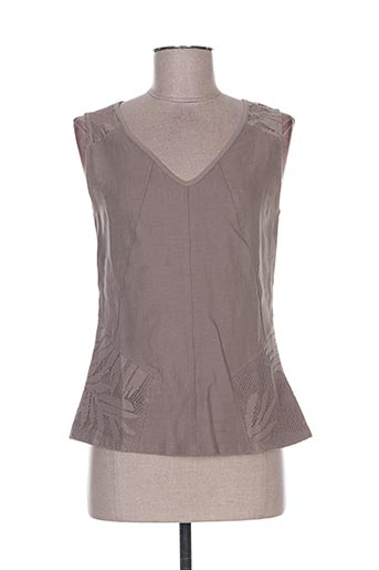 maloka chemises femme de couleur marron