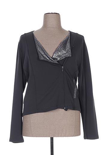 maloka gilets femme de couleur gris