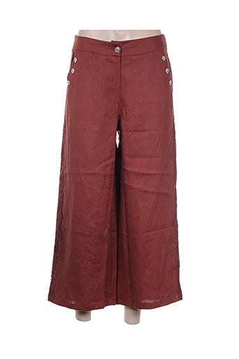 maloka pantacourts femme de couleur marron