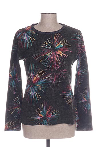 telmail pulls femme de couleur gris