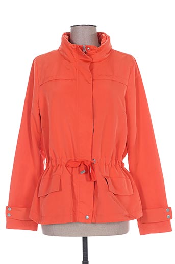 rever mile manteaux femme de couleur orange