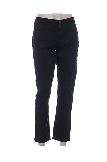 ddp pantalons femme de couleur noir