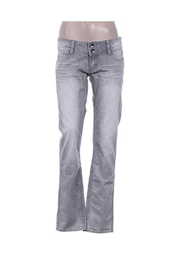 ddp jeans femme de couleur gris