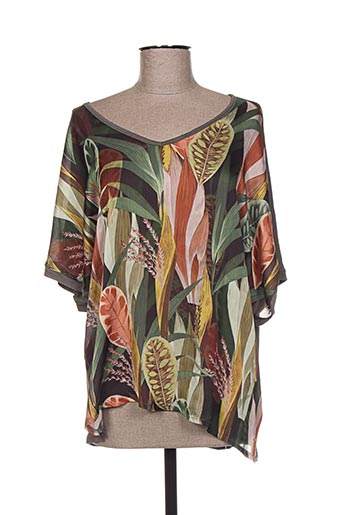 renatto bene t-shirts femme de couleur vert