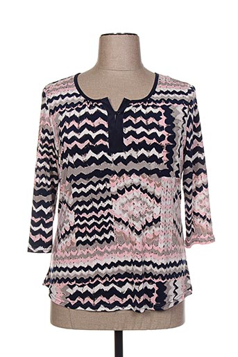 renatto bene t-shirts femme de couleur bleu