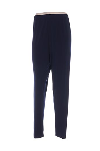 sophia curvy pantalons femme de couleur bleu