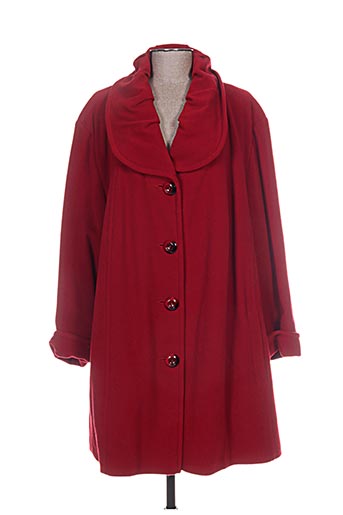 kjbrand manteaux femme de couleur rouge