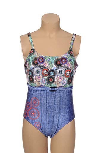 rose pomme maillots de bain femme de couleur bleu