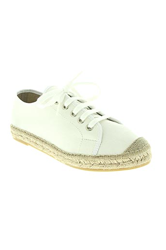 la maison de l'espadrille chaussures femme de couleur blanc