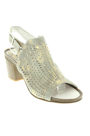 regarde le ciel chaussures femme de couleur gris