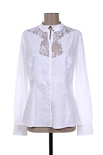 guess chemises femme de couleur blanc
