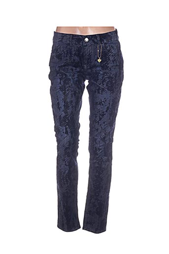 street one jeans femme de couleur bleu