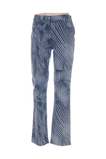 lucchini jeans femme de couleur bleu