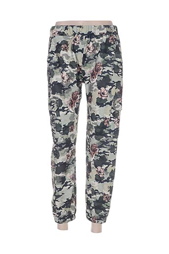 xxla femme pantalons femme de couleur vert