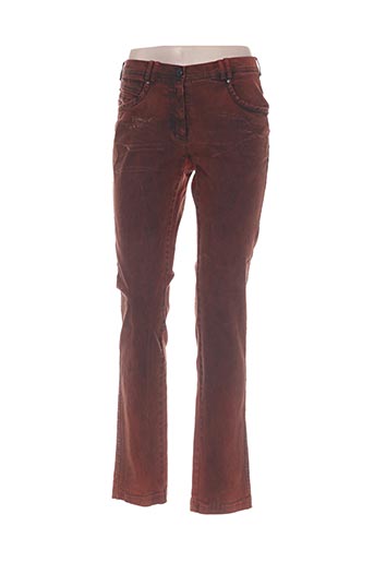 o.k.s jeans femme de couleur marron