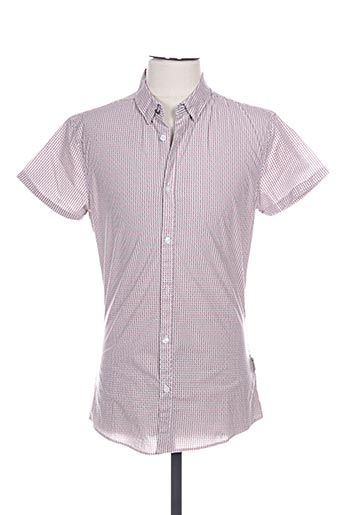 guess chemises homme de couleur rouge