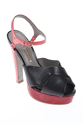 buffalo chaussures femme de couleur noir
