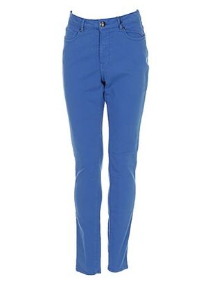 Pantalon 7/8 bleu EMMA & CARO pour femme