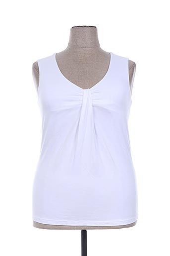 pause cafe t-shirts femme de couleur blanc