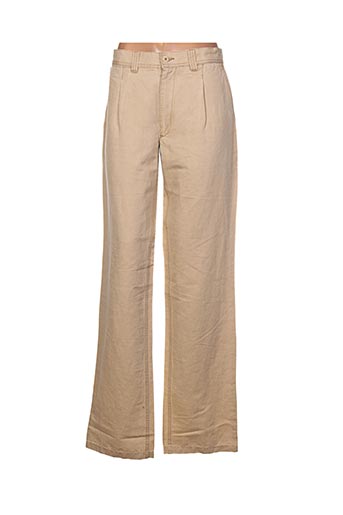 florentino pantalons homme de couleur beige