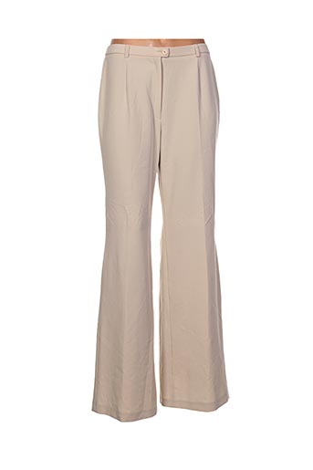 christian marry pantalons femme de couleur beige