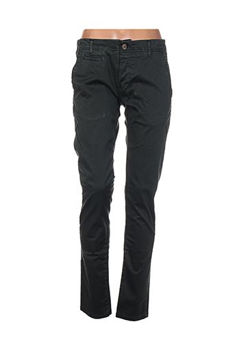 biaggio pantalons femme de couleur vert