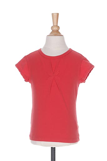 eliane et lena t-shirts fille de couleur rouge