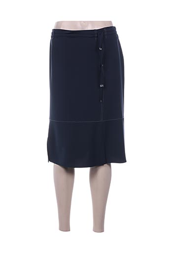 christine laure jupes femme de couleur bleu